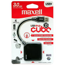 HUB MAXELL USB 3.0 USB-C 4 PORT