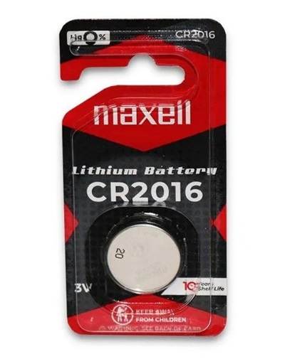 PILHA MOEDA MAXELL CR2016 1UN 3V