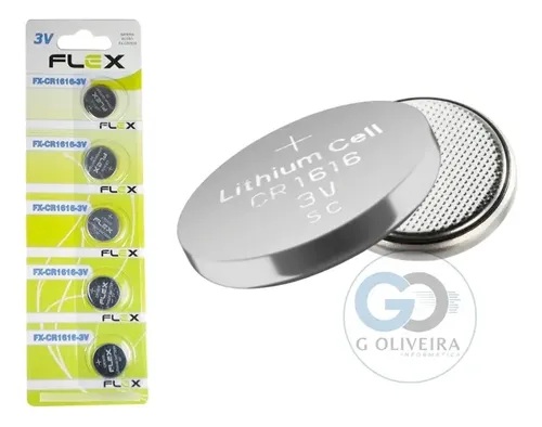 PILHA MOEDA DOMSEM CR1616 3V LITHIUM