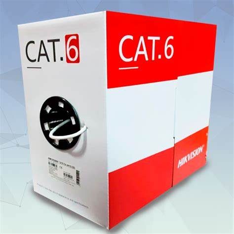 BOBINE DE CABO UTP HIKVISION CAT.6 305M CCA