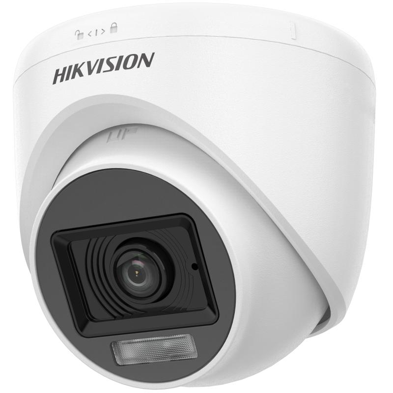 CAMERA HIKVISION DOME 2MP SMART HYBRID LIGHT AUDIO