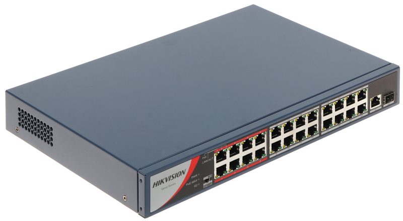 SWITCH HIKVISION 24 PORTAS POE