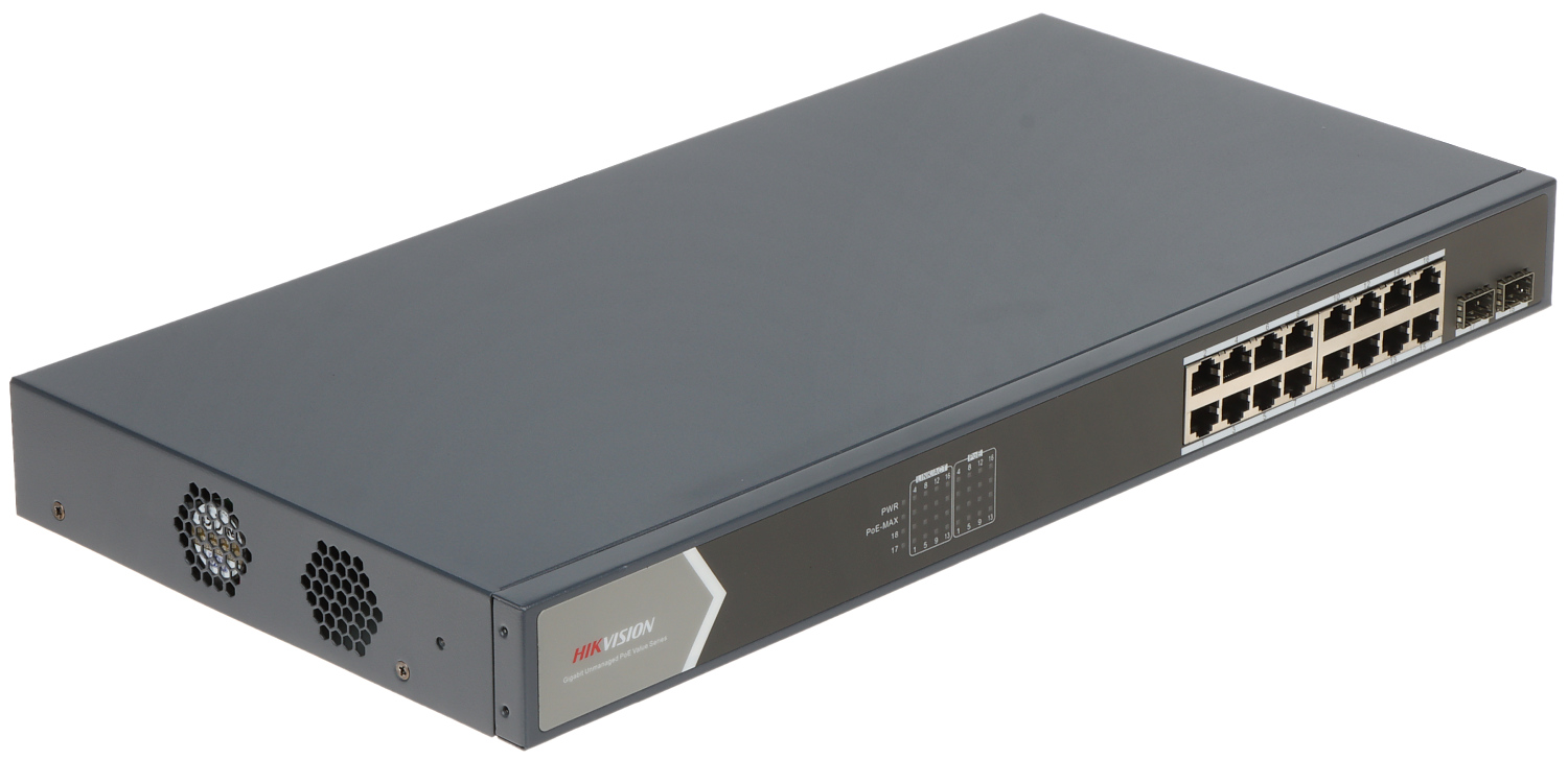 SWITCH HIKVISION 16 CANAIS POE GIGABIT