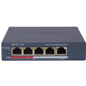 SWITCH HIKVISION 04 PORTA POE SMART POE