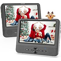 LEITOR PORTÁTIL DVD 2X LCD P/ CARRO