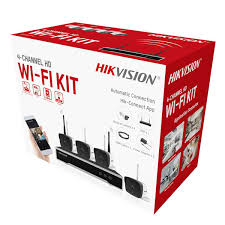 KIT 4 CAMERAS HIKVISION DOME WIFI 2MP