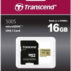 MICRO SD 16GB UHS-I C/ ADAPTADOR TRANSCEND