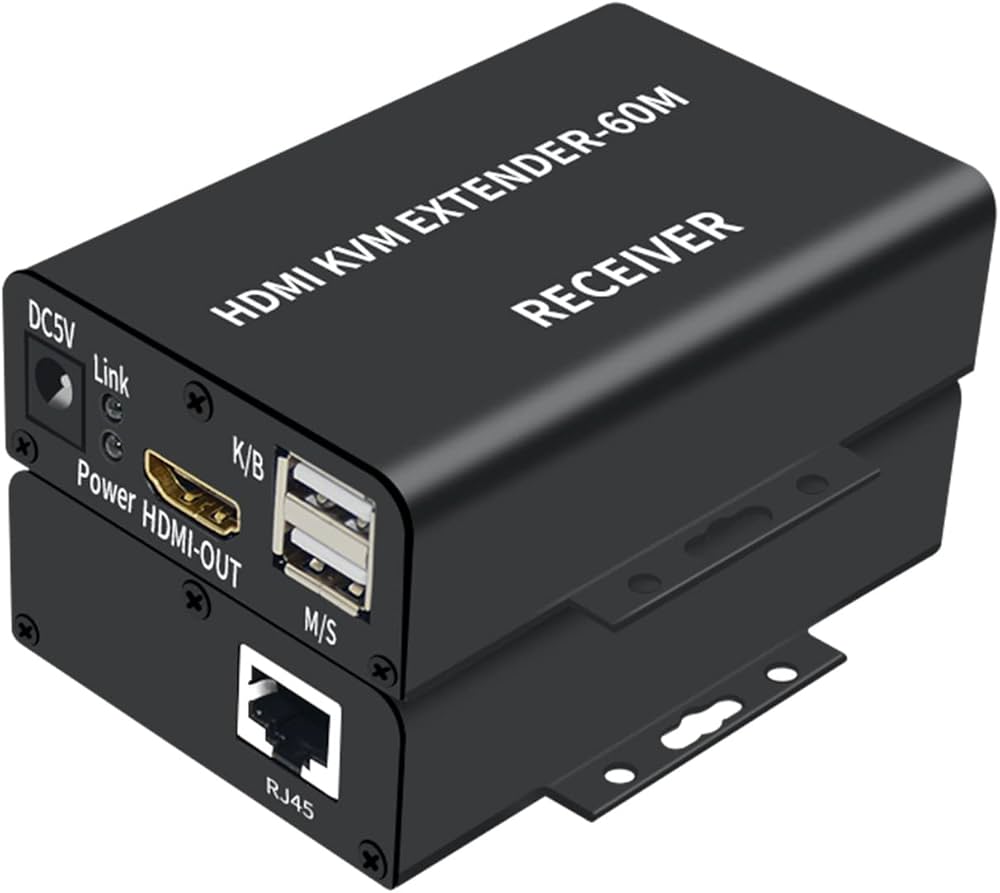 ADAPTADOR EXTENDER 60M KVM WITH AUDIO